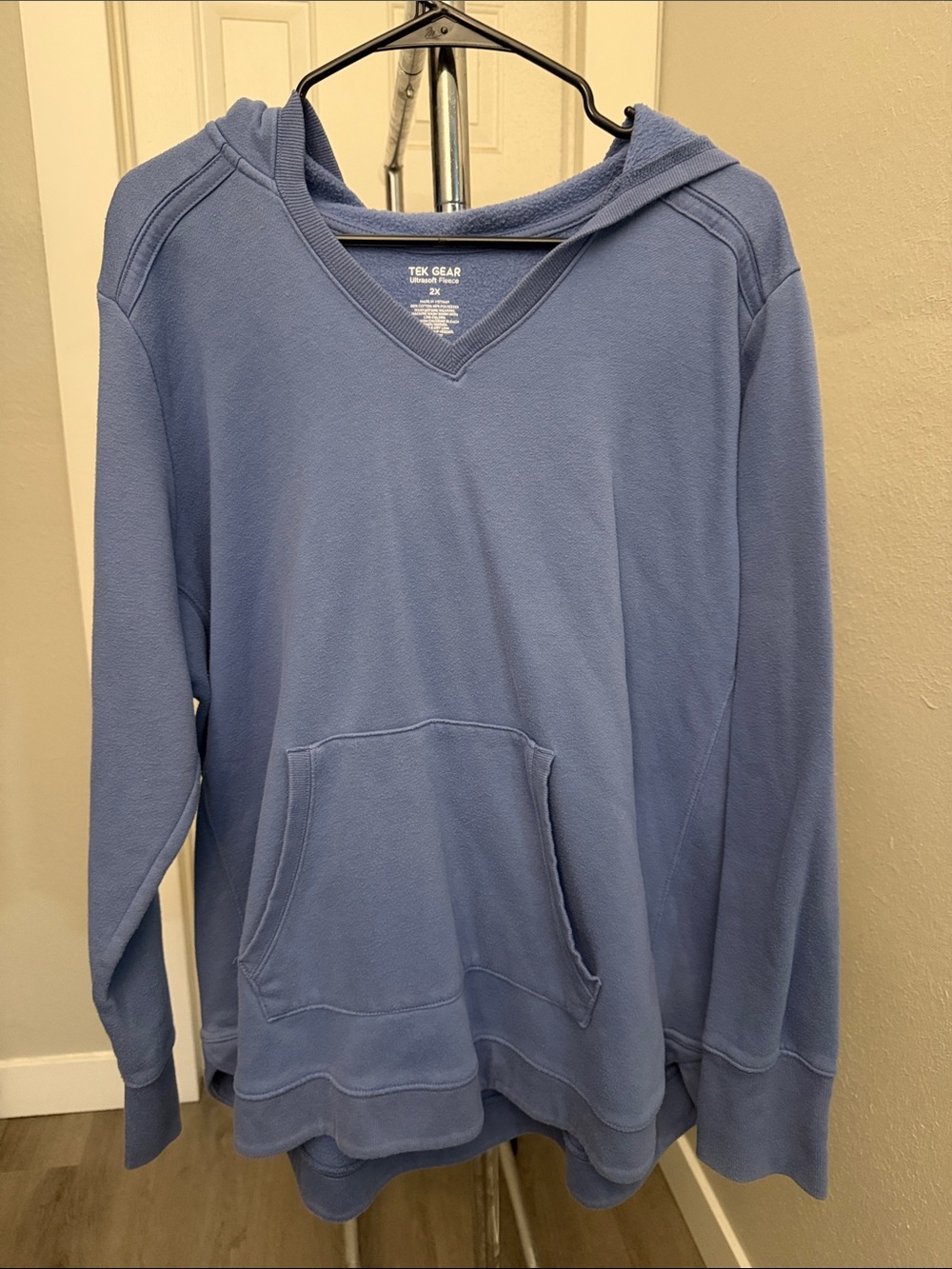 Tek Gear Light Blue Hooded Pullover